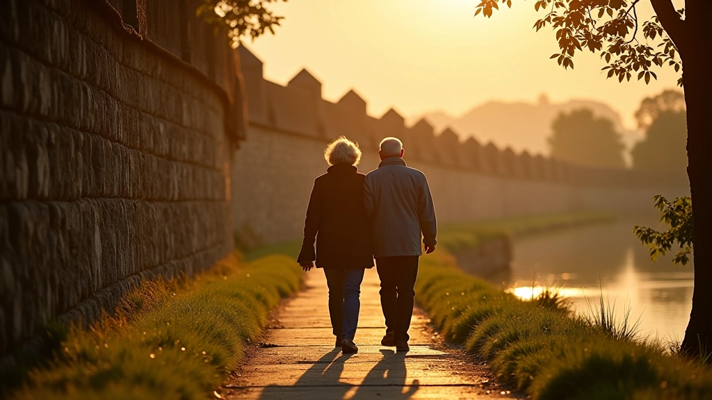 Seniori pastaigā pa Daugavpils cietokšņa tuvumā